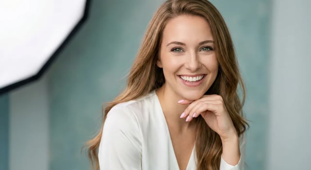 Smile Makeover in North York | Cosmetic Dentistry Results Smile makeover results in North York, patient with a bright, confident smile after cosmetic dentistry treatment.